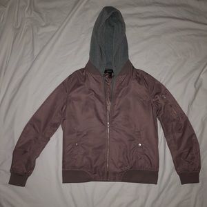 double layer bomber jacket